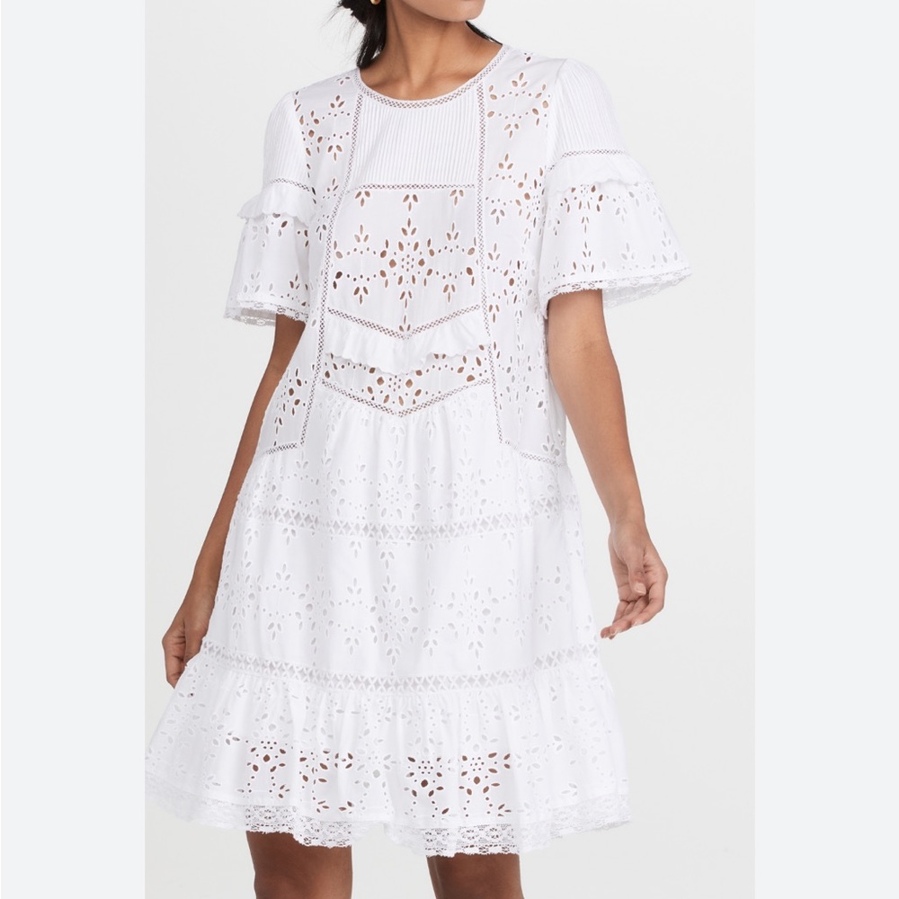 Sea New York White eyelet dress